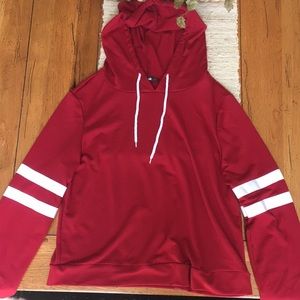 Burgundy light weight sweatshirt